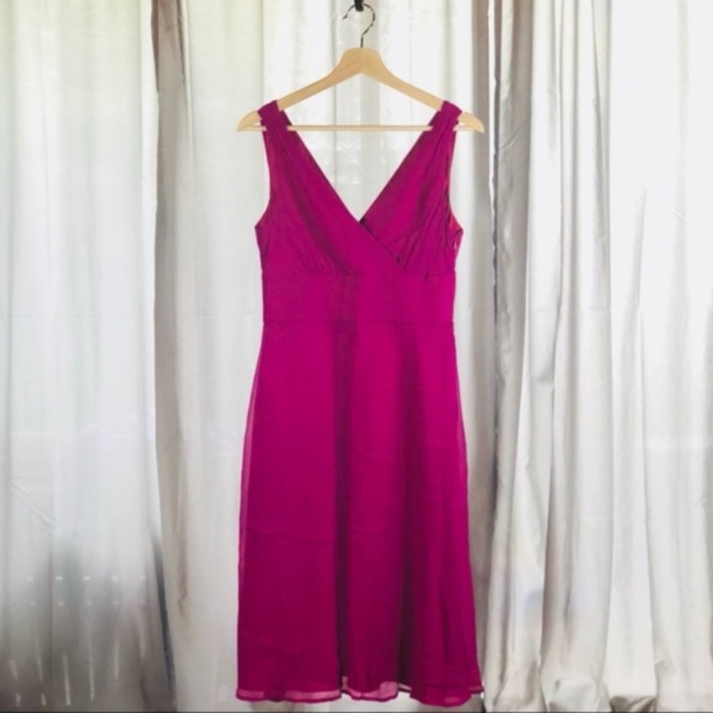 J. Crew Magenta Sleeveless Dress